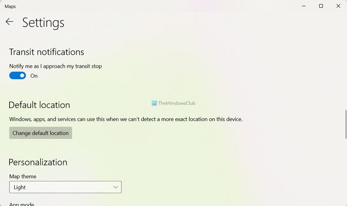 How to set Default Location of your PC in Windows 11/10