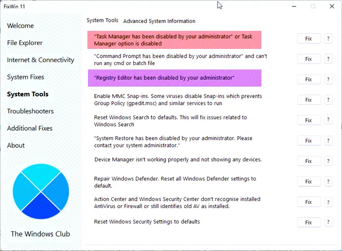 task manager or registry disabled