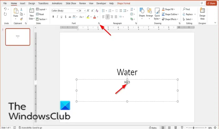 How to Turn off Superscript and Subscript in PowerPoint