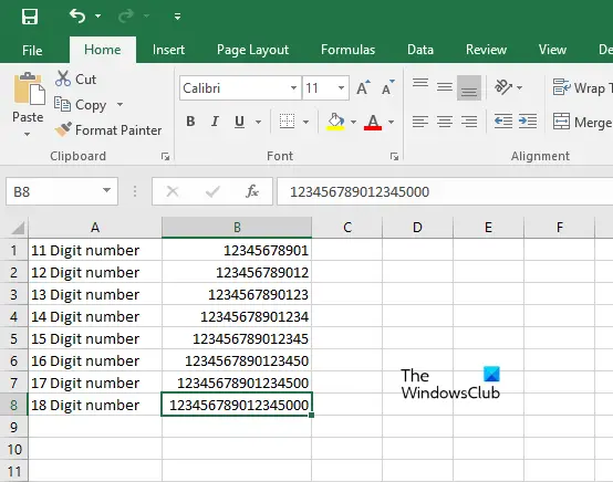 Excel rounds number exceeding 15 digits