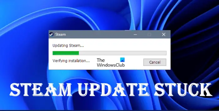 Fix Steam update stuck