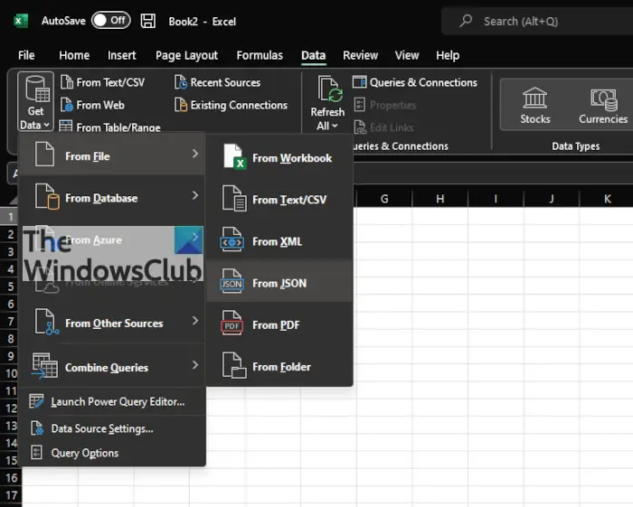 How to convert JSON to an Excel CSV file