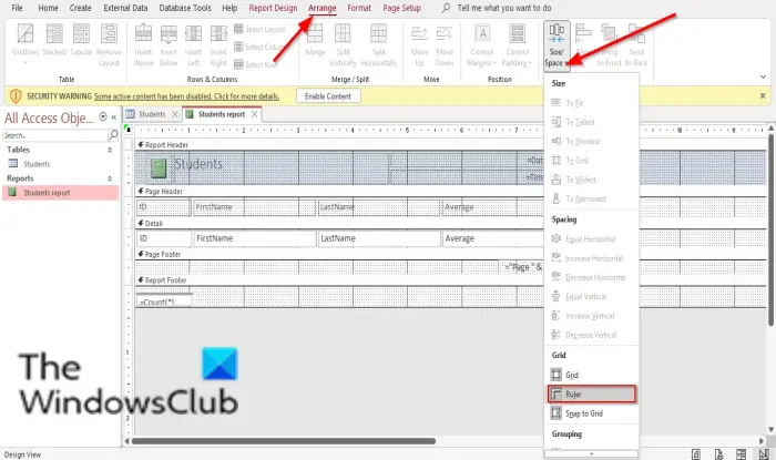How to Hide or Unhide Fields and Rulers in Microsoft Access