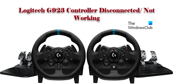 egyptisk lommeregner Berolige Logitech G923 Controller Disconnected or Not working on PC