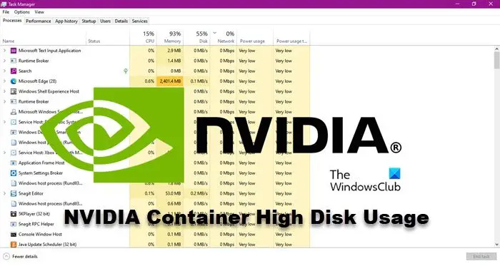 NVIDIA Container high Disk usage