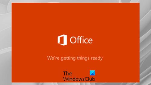 Office stuck on We’re getting things ready screen [Fix]