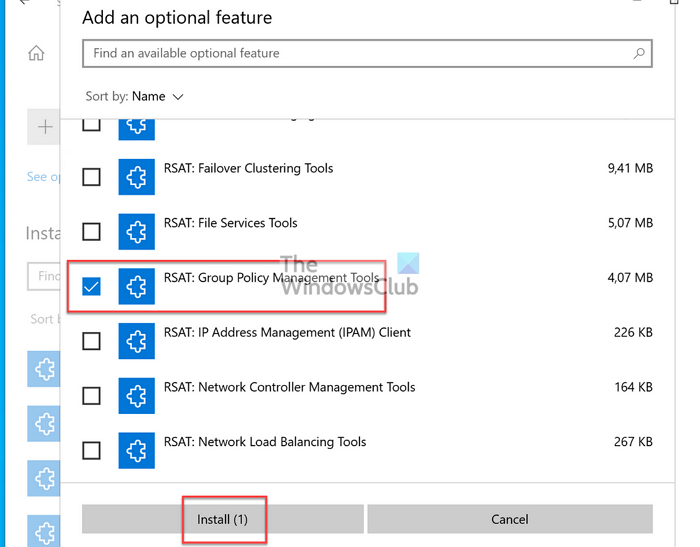 RSAT Group Policy Management Tools