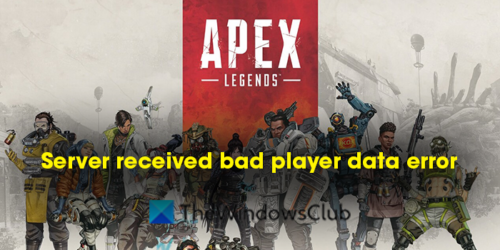 Fix Apex Legends Server received bad player data error