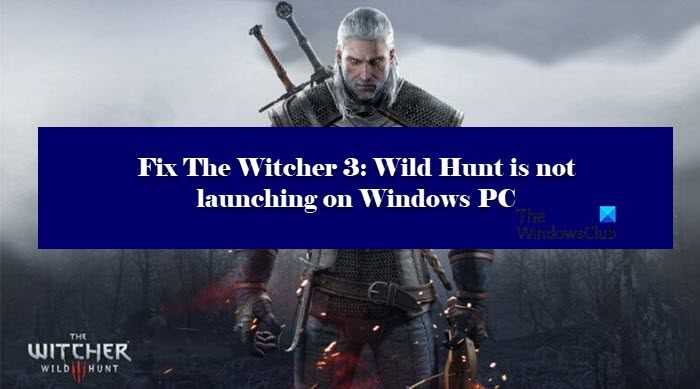 The Witcher 3: Wild Hunt is not launching 