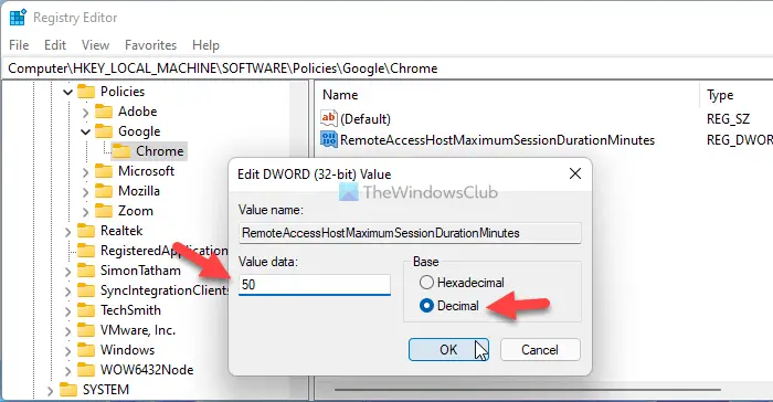 How to automatically disconnect from remote access on Chrome