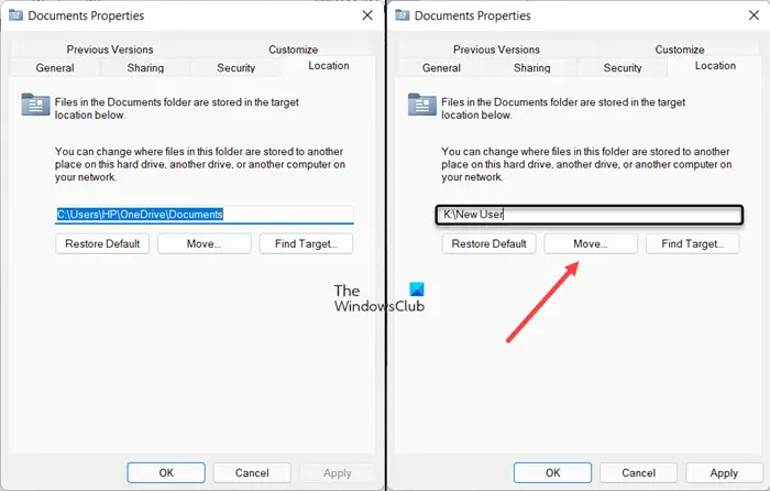 Как переместить профиль пользователя на другой диск в Windows 11/10
