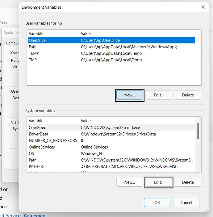 cmd.exe: Show/Set Environment Variable