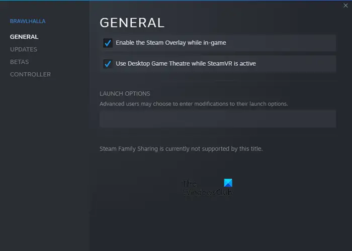 Enable Steam Overlay