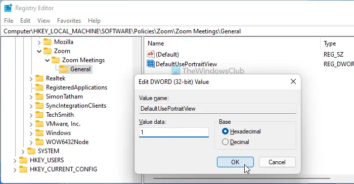 How to enforce users to use portrait view on Zoom