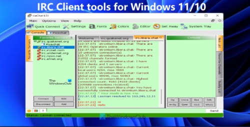 Best free IRC Clients for Windows 11/10