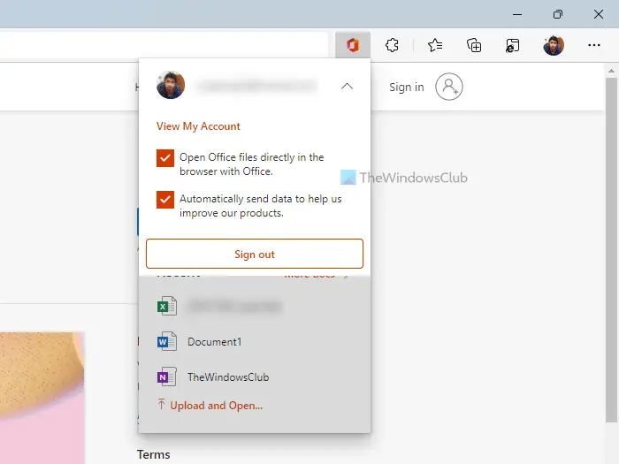 A quicker way to access and create Office documents on Microsoft Edge  browser