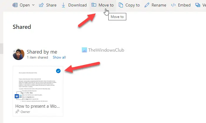 How to remove shared files from OneDrive, Google Drive, Dropbox 