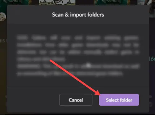 Select Folder