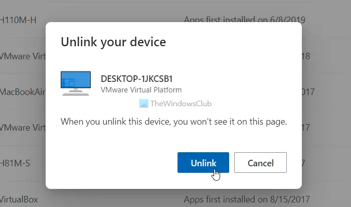 To install your app or game, remove a device from your account