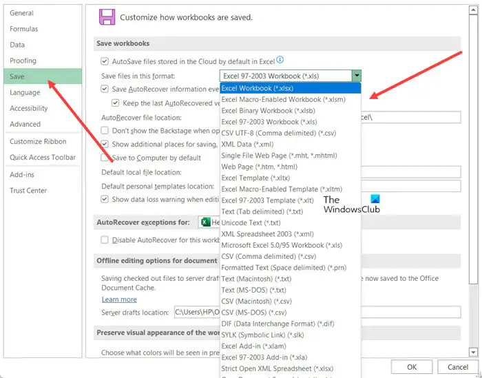 Turn Off Excel Compatibility