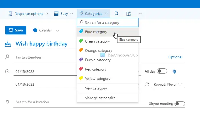 How to use Outlook Calendar as To-Do list app 