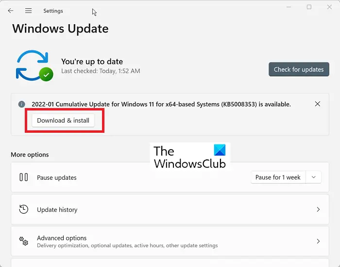 windows 11 updates