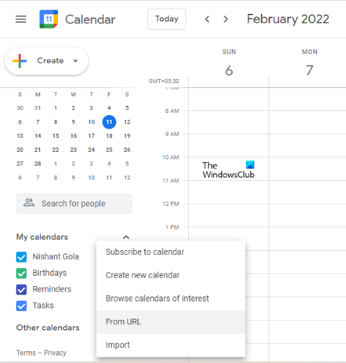 Add Outlook Calendar to Google Calendar