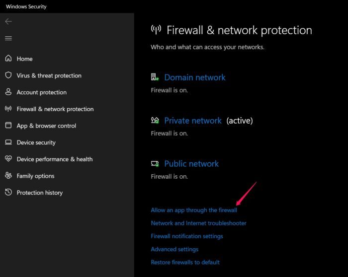 File Sharing is not working in Windows 11/10