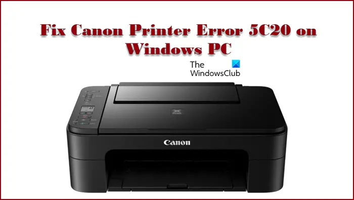 Fix Canon Printer Error 5C20 on Windows PC