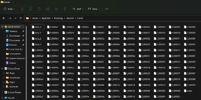 Clear Discord Cache Data