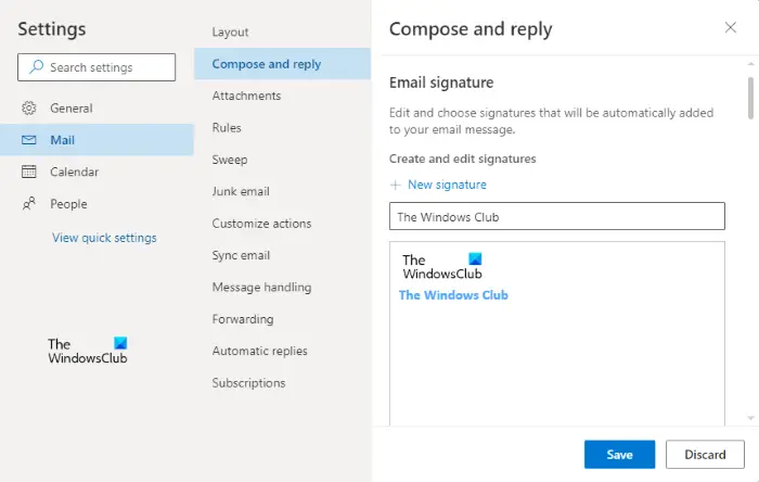 hot to create email signature in outlook 2010