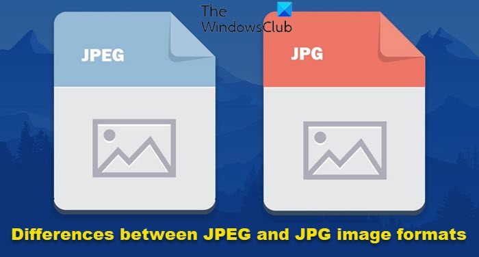 Differences between JPEG and JPG image formats