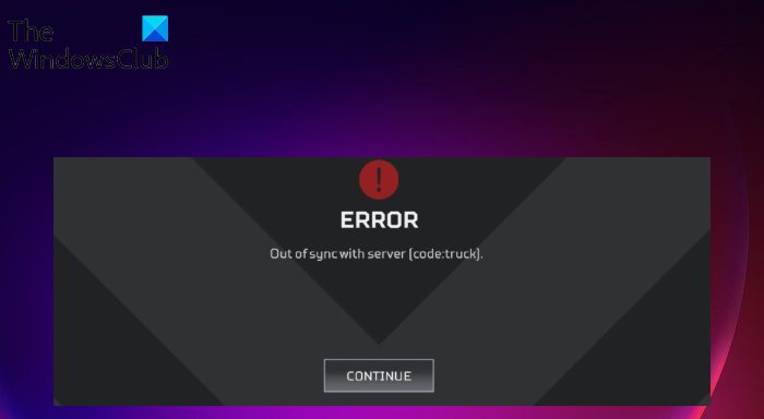 Fix Apex Legends Out of sync with server