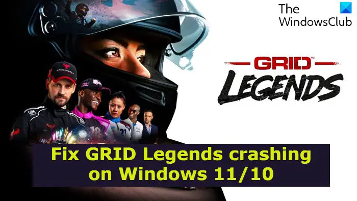 GRID Legends crashing on startup on Windows PC