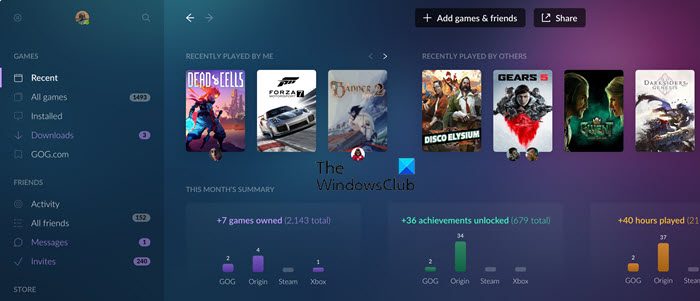 How to setup  Games app launcher on PC 