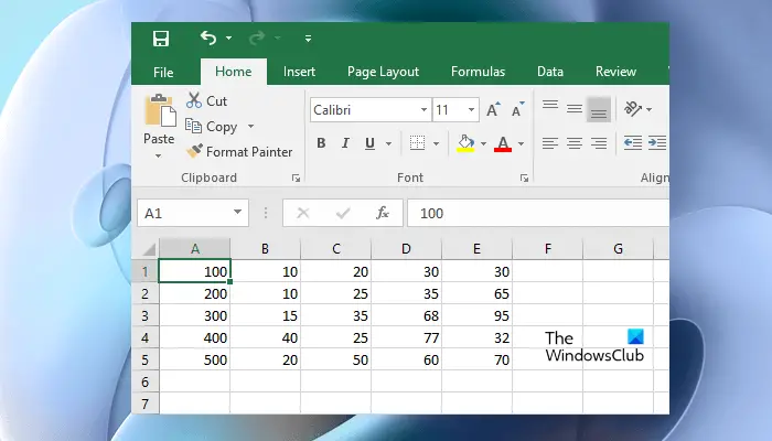 How to subtract multiple numbers Excel