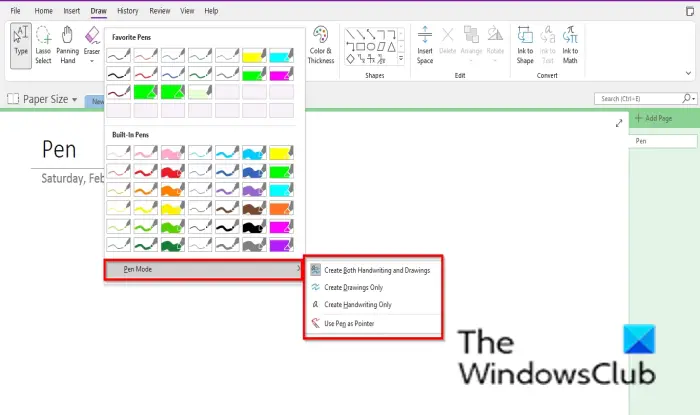 How to use the Highlighter Pen in OneNote