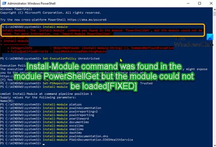 Противоположная команда install. Install Command for POWERSHELL. Модуль не может быть. Командный модуль рать.