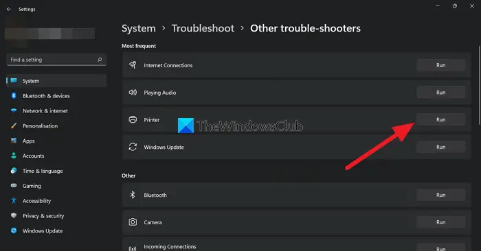 Printer Troubleshooter