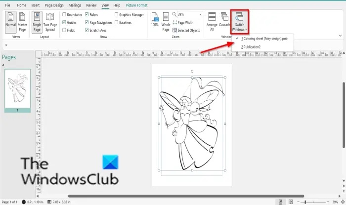 How to rearrange Pages in Microsoft Publisher