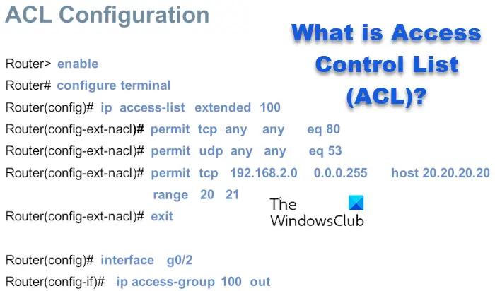 What is Access Control List (ACL)
