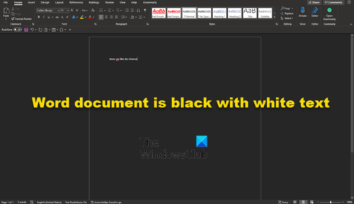 How To Change My Word Document From Black To White (step-by-step Guide)