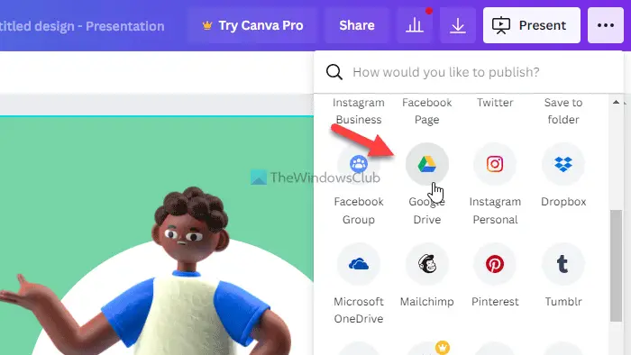 How to import Canva into Google Slides