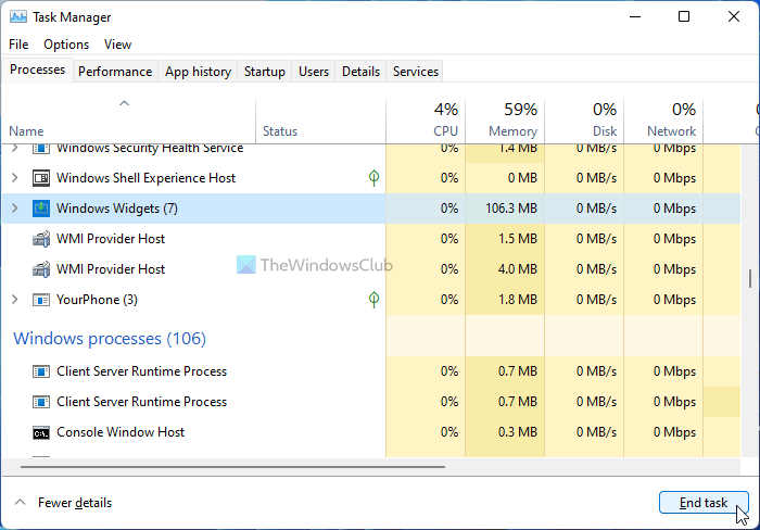 Fix unable to add or remove widgets in Windows 11 Widgets