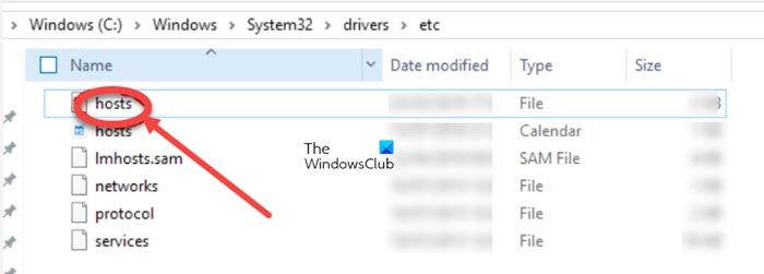Windows Host Files