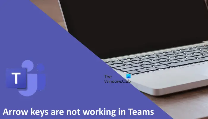 Arrow keys are not working in Teams