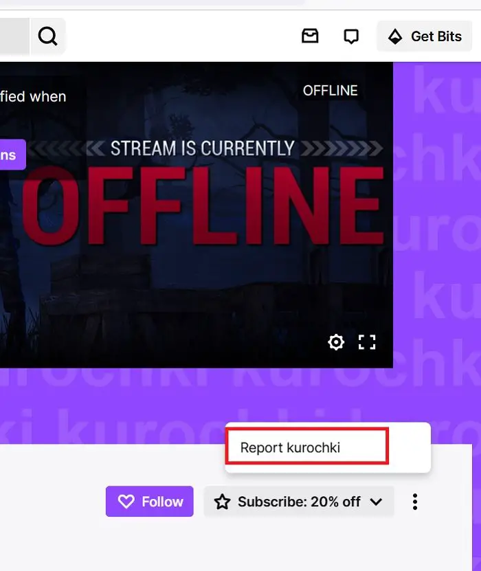 How to block someone on Twitch?