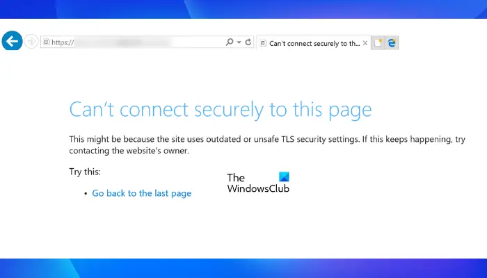 Fix Can’t connect securely to this page error on Microsoft Edge
