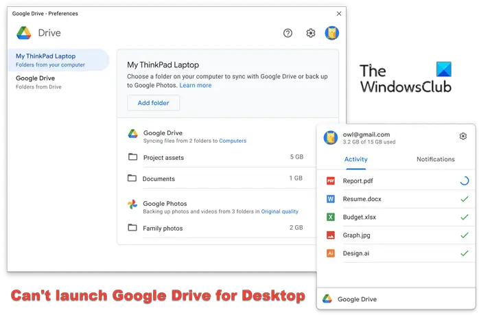 How to add a shared folder in your Google Drive desktop app in Windows 10.  