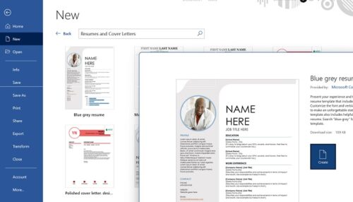 How to create a CV or Resume in Microsoft Word